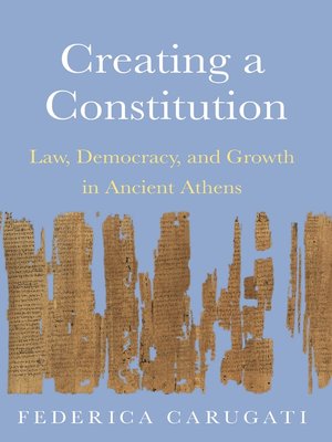 cover image of Creating a Constitution